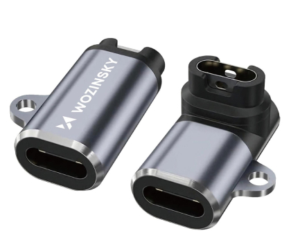 Przejściówka Wozinsky Adapter przejściówka USB-C do smartwatch Garmin szary WAYGS1